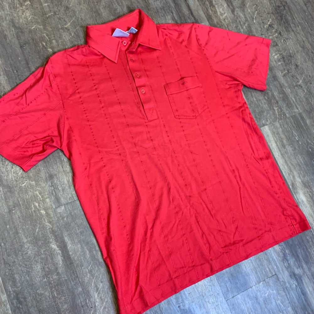 London fog pocket button up collar shirt